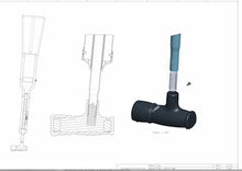 Load image into Gallery viewer, The Aligned As Designed Fabric Topped Patented Crutch