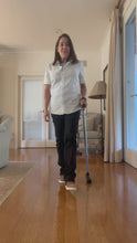 Load and play video in Gallery viewer, The 3rd Foot Walking Cane Best Cane For Balance, Stability, Upright Posture Best Drop Foot, Rehab &amp; Alignment Cane
