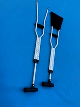 Load image into Gallery viewer, The Aligned As Designed Fabric Topped Patented Crutch
