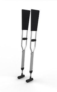 The Aligned As Designed Patented Fabric Topped Crutches/ Out Of Stock
