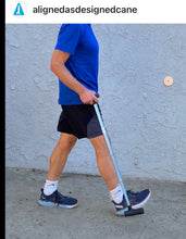 Load image into Gallery viewer, The 3rd Foot Walking Cane Best Cane For Balance, Stability, Upright Posture Best Drop Foot, Rehab &amp; Alignment Cane
